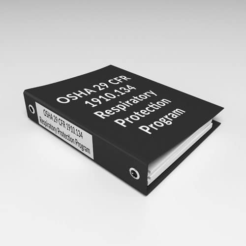 OSHA written respiratory protection program BINDER