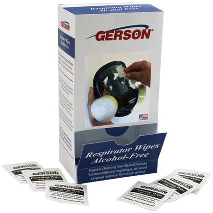 Gerson Alcohol-Free Respirator Wipes