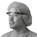 Clear Safety Glasses with Black Frame NON24774H