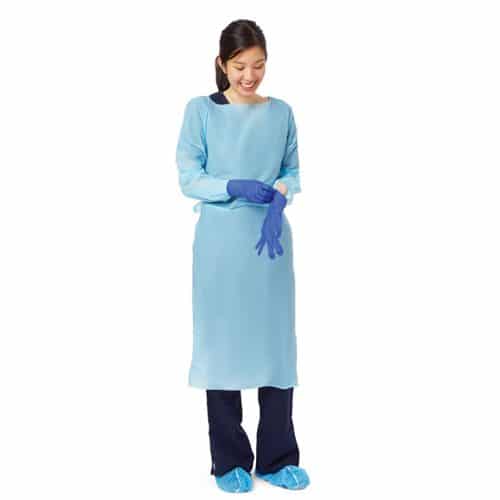 Polyethylene Thumb Loop Isolation Gowns NONTH150