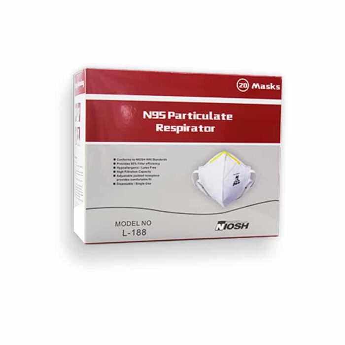 N95 Particulate Respirators - Disposable - NIOSH approved - Image 3