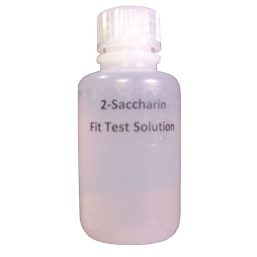 Bottle of Saccharin fit testing solution