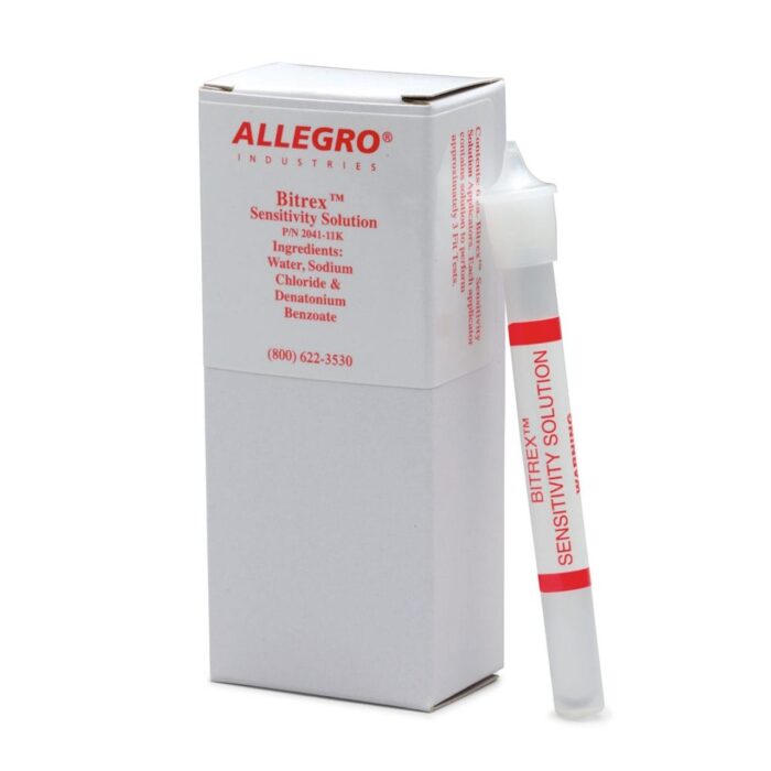 Allegro 2041 Bitrex sensitivity and fit test solutions (6 of each)
